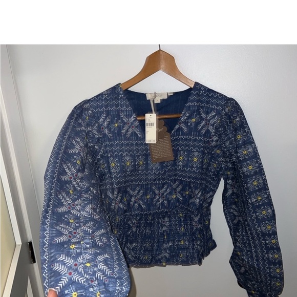 Flower that girl stunning embroidered top xl - Picture 3 of 6